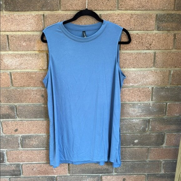 PrettyGarde Blue No-Sleeve Pajama Set for Cozy Sleep or lounge wear - Picture 6 of 9